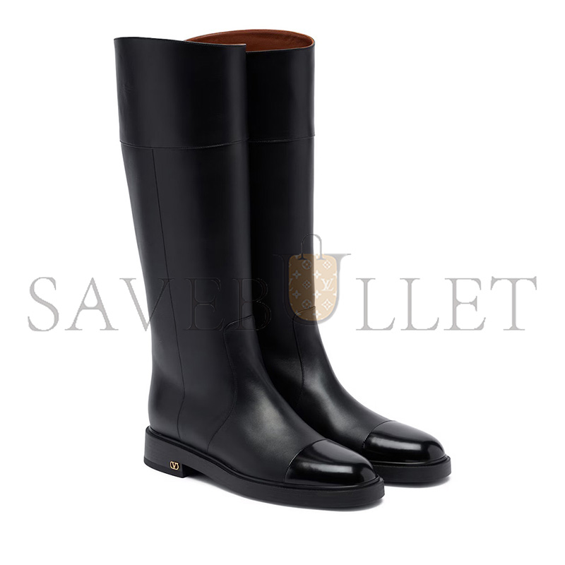 Va1e*ntin0 GARAVANI NEW BOOT LEATHER KNEE-HIGH BOOTS